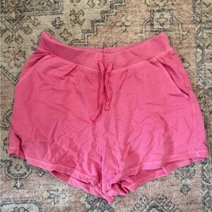 Old Navy Pink Knit Drawstring Shorts